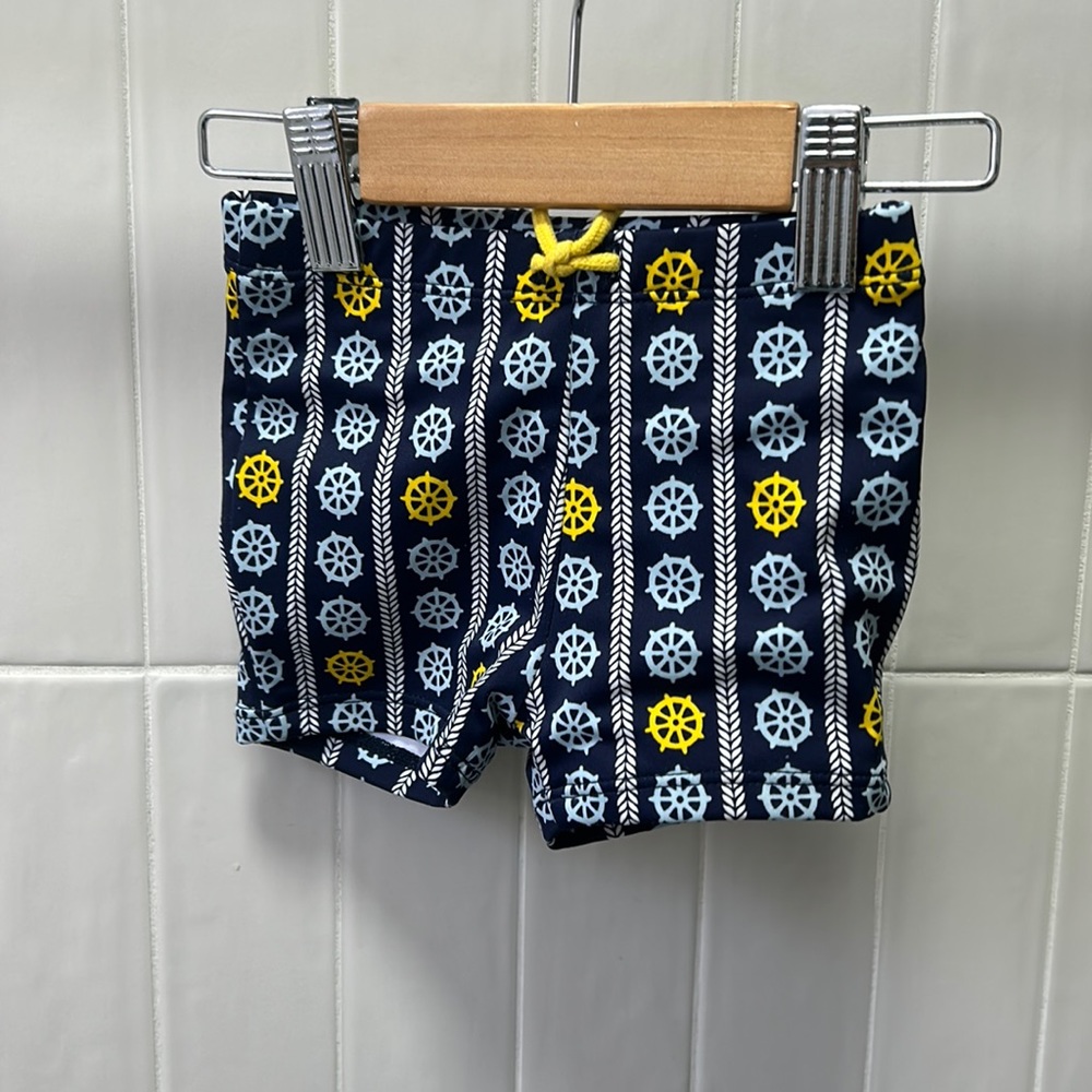 Janie & Jack swim shorts size 12-18m